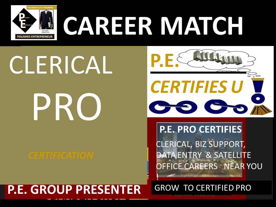 P.E. PRO CLERICAL CERTIFY